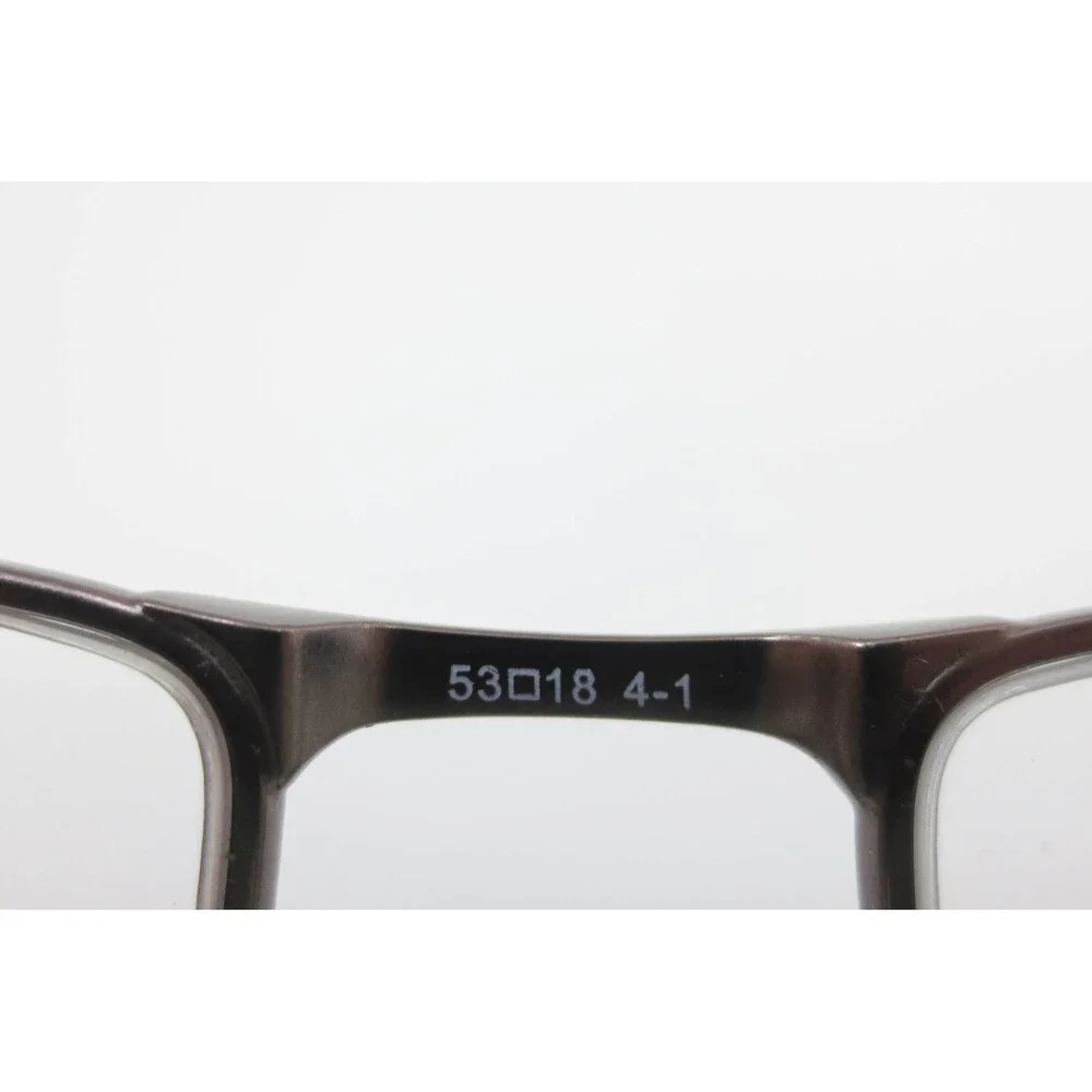 Safilo Elasta E3093 FA9 Brown Rectangular Semi Rimless Eyeglass Frames Italy